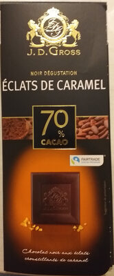 Éclats de caramel 70% cacao - Chocolat noir - Produit