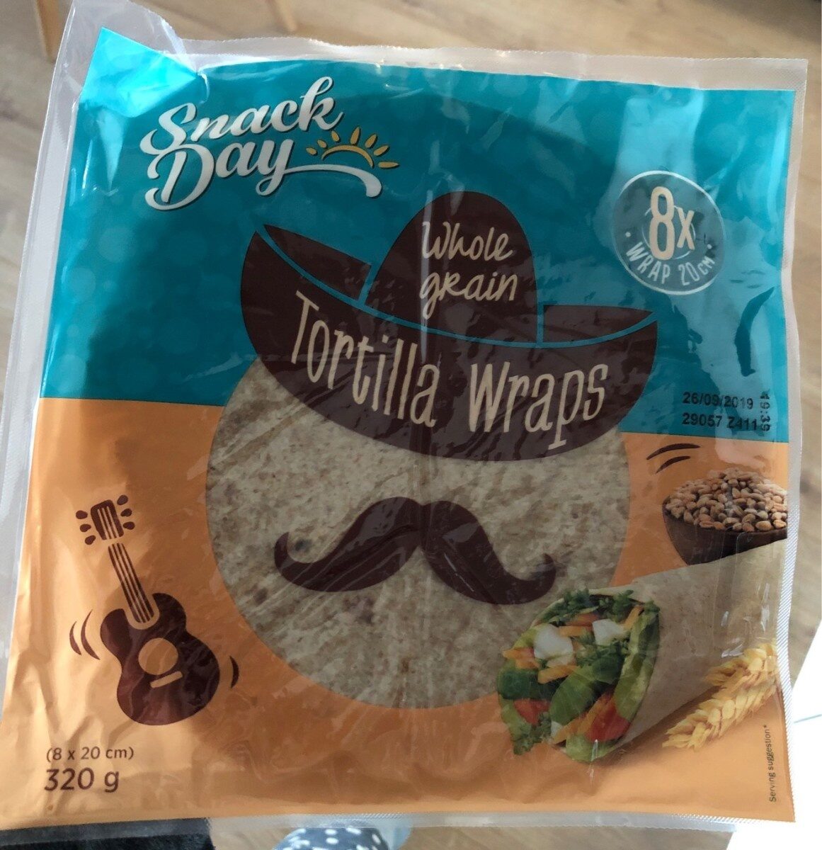 Whole grain tortilla wraps - Product - fr