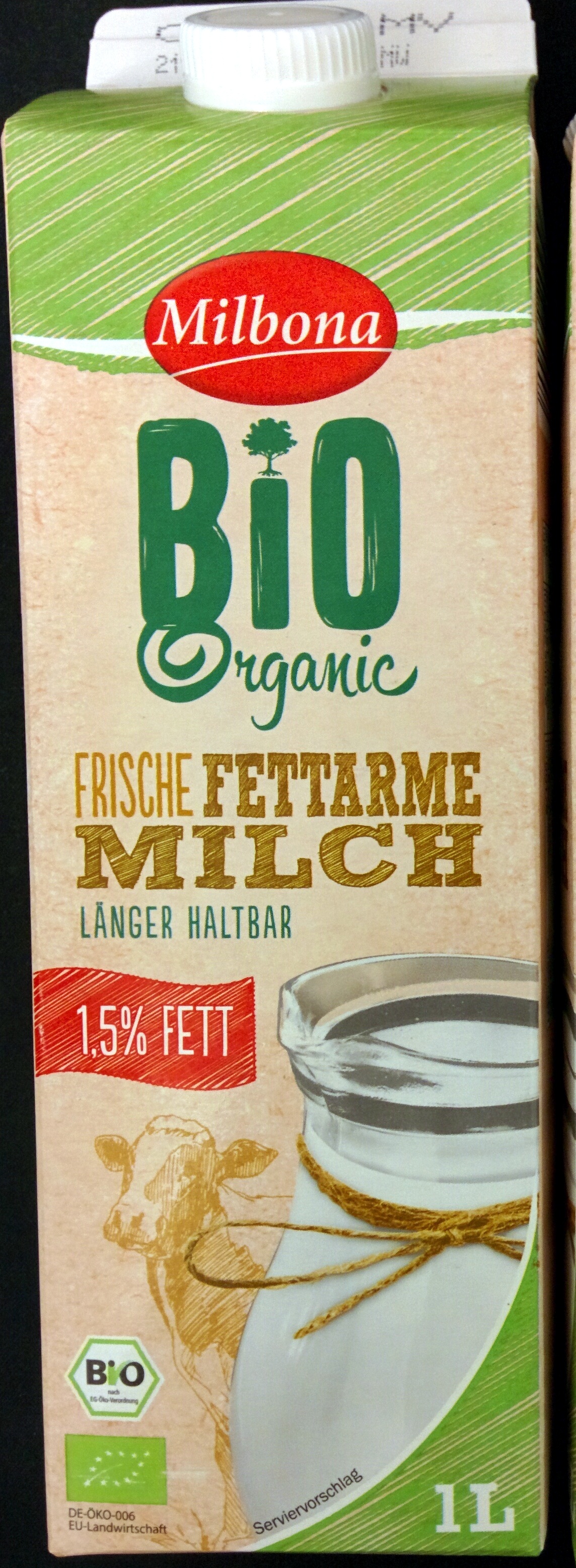 Bio Frische fettarme Milch - Produkt
