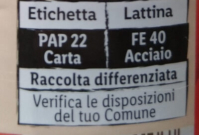 Italienische Tomaten geschält - Istruzioni per il riciclaggio e/o informazioni sull'imballaggio