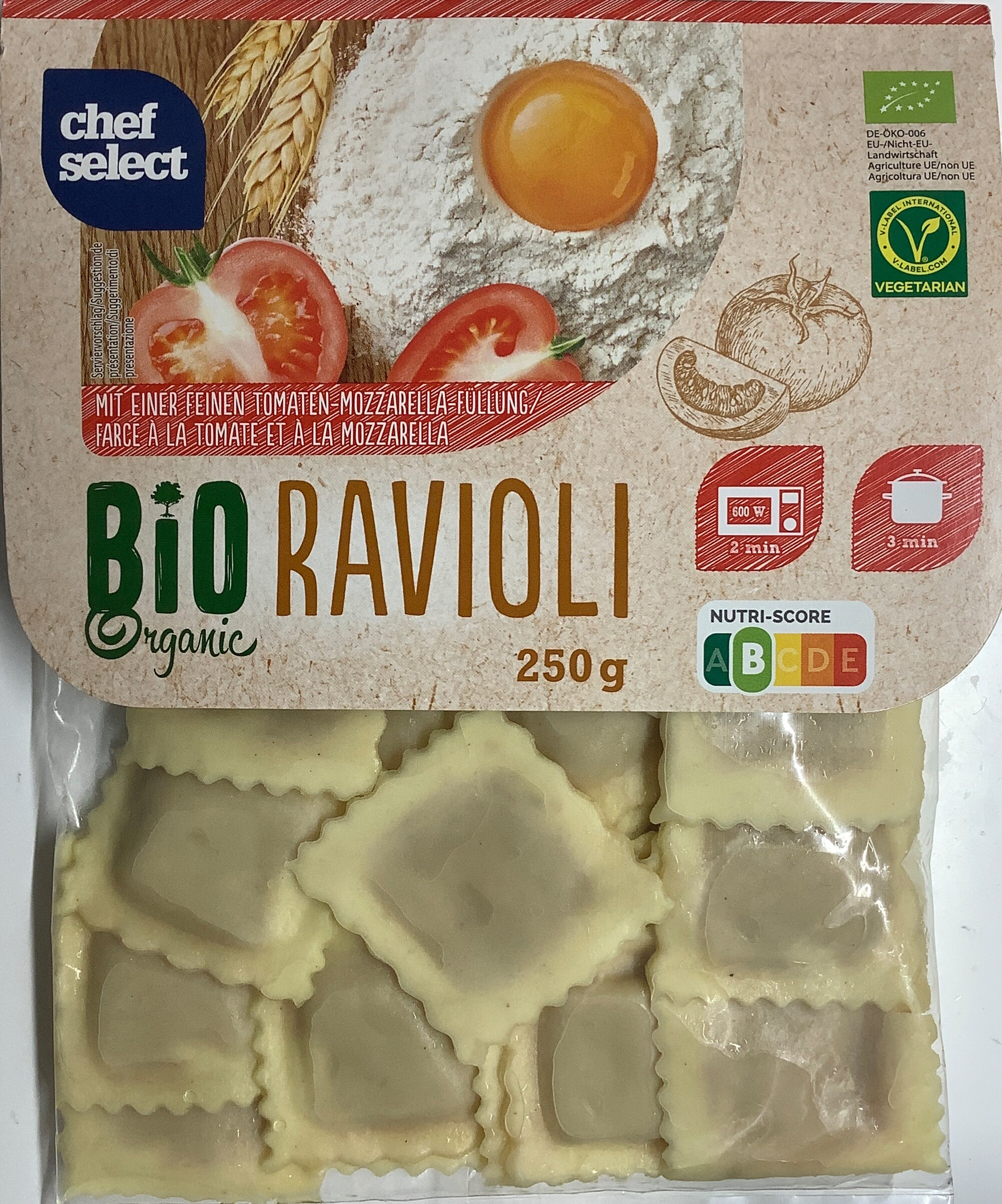 Bio Ravioli, tomate mozzarella - Produkt