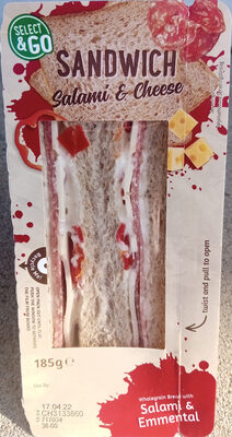 Sandwich salami and Emmental cheese - Produkt