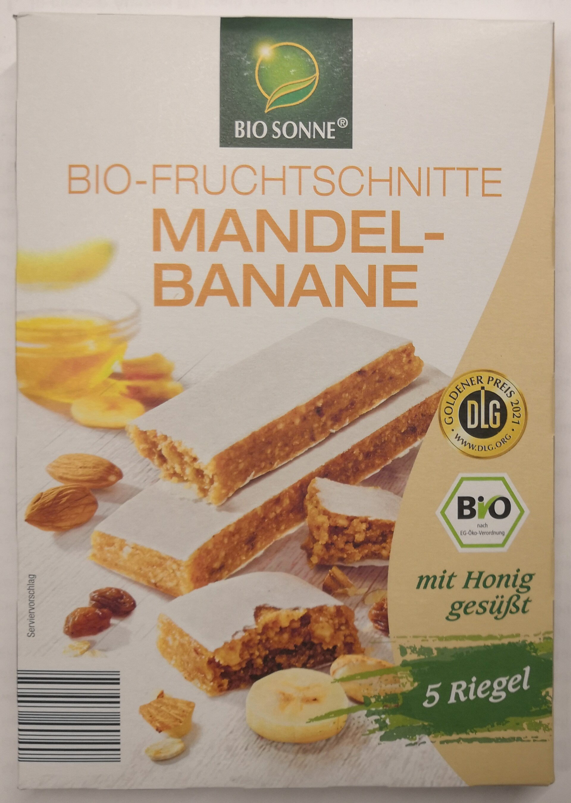 Bio-Fruchtschnitte Mandel-Banane - Produkt