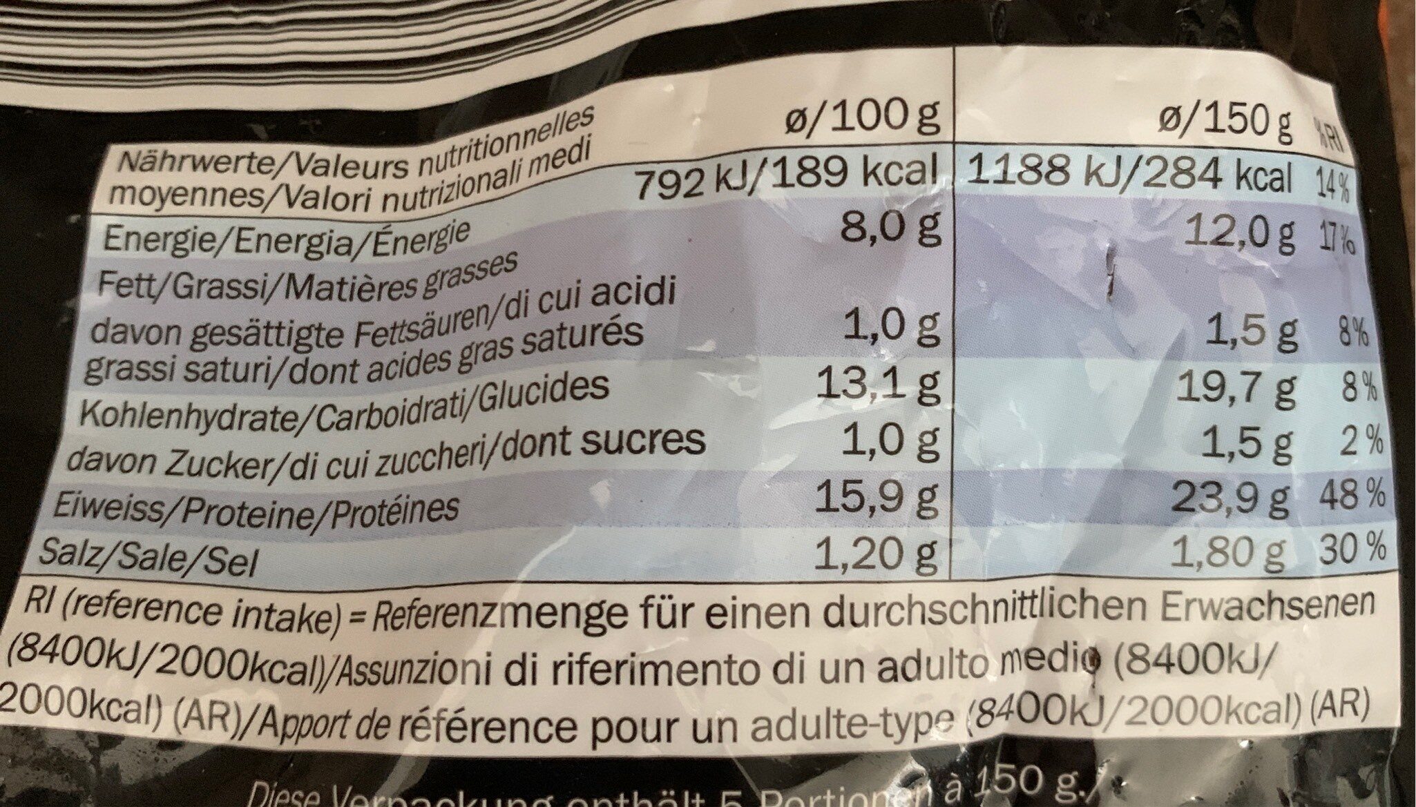 Poulet Nuggets - Valori nutrizionali - fr
