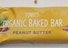 Tonie's Organic Baked bar Peanut Butter - Produit