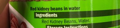 Red kidney beans - Ingrédients