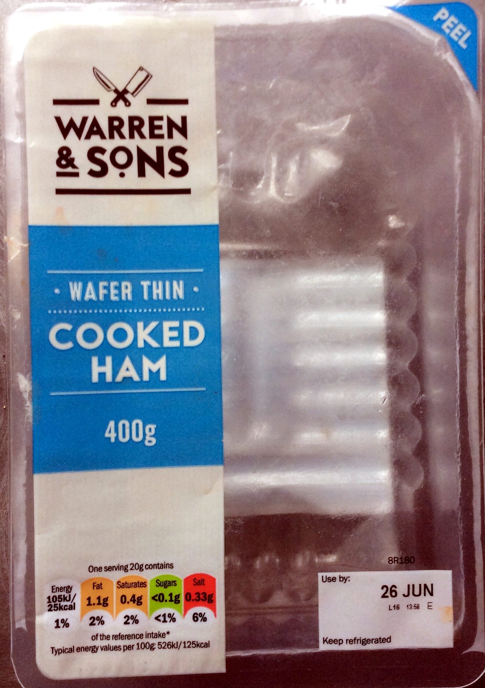 wafer thin cooked ham - Product