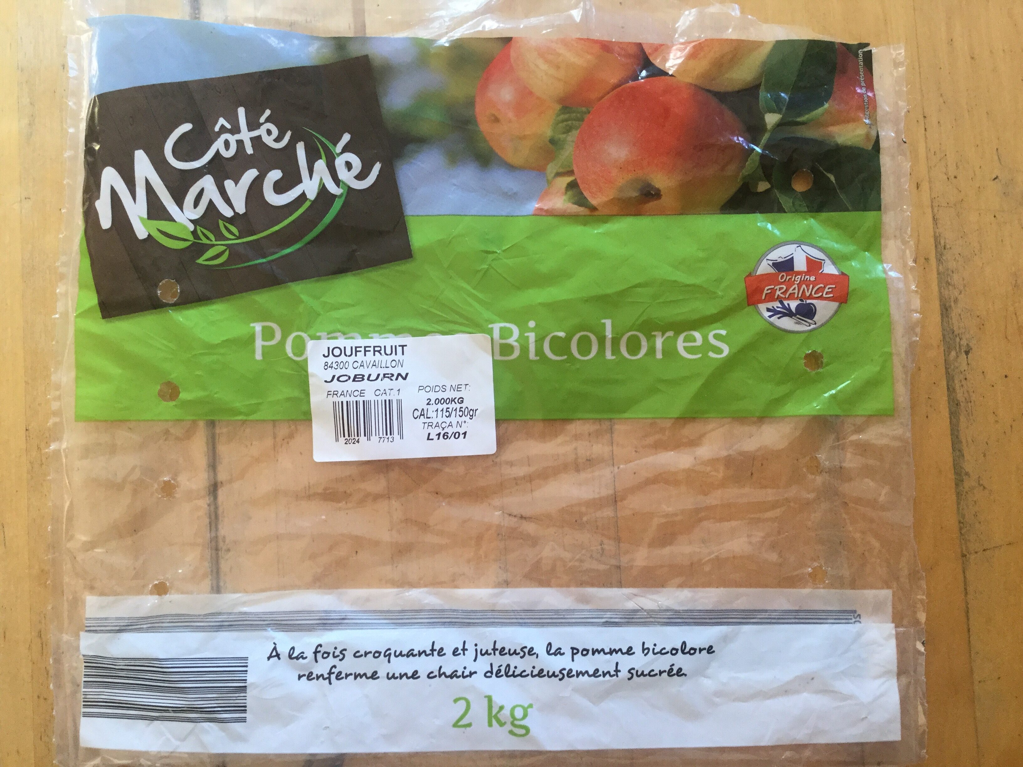 Pommes bicolores Joburn - Produit