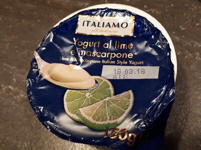 Yogurt, Lime & Mascarpone - Product - fr