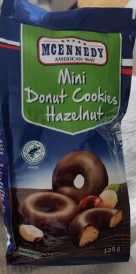 Mini donut cookies hazelnut - Product - fr