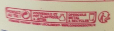 Fromage blanc 0% - Instruction de recyclage et/ou informations d'emballage