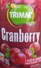 Cranberry 25% fruit - Produit