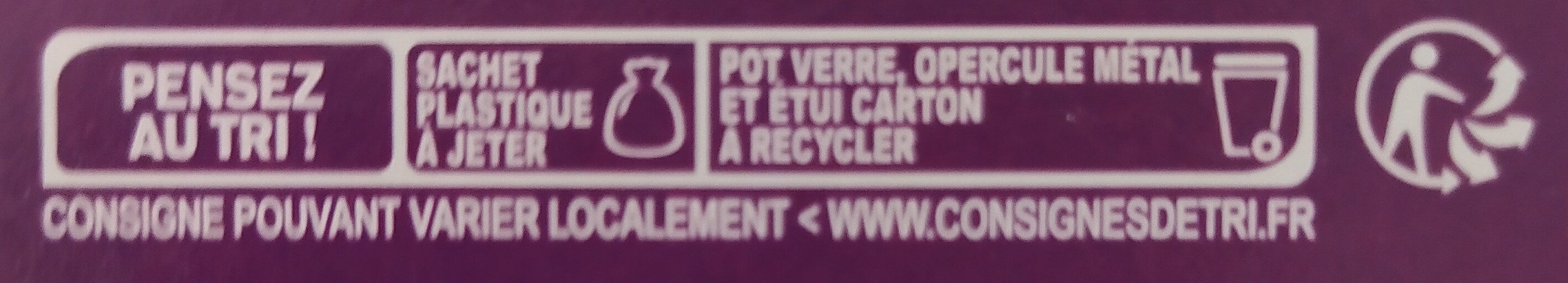 Rote Bete - Istruzioni per il riciclaggio e/o informazioni sull'imballaggio - fr