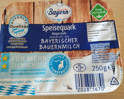 Speisequark aus Bayrischer Bauernmilch - Product - de