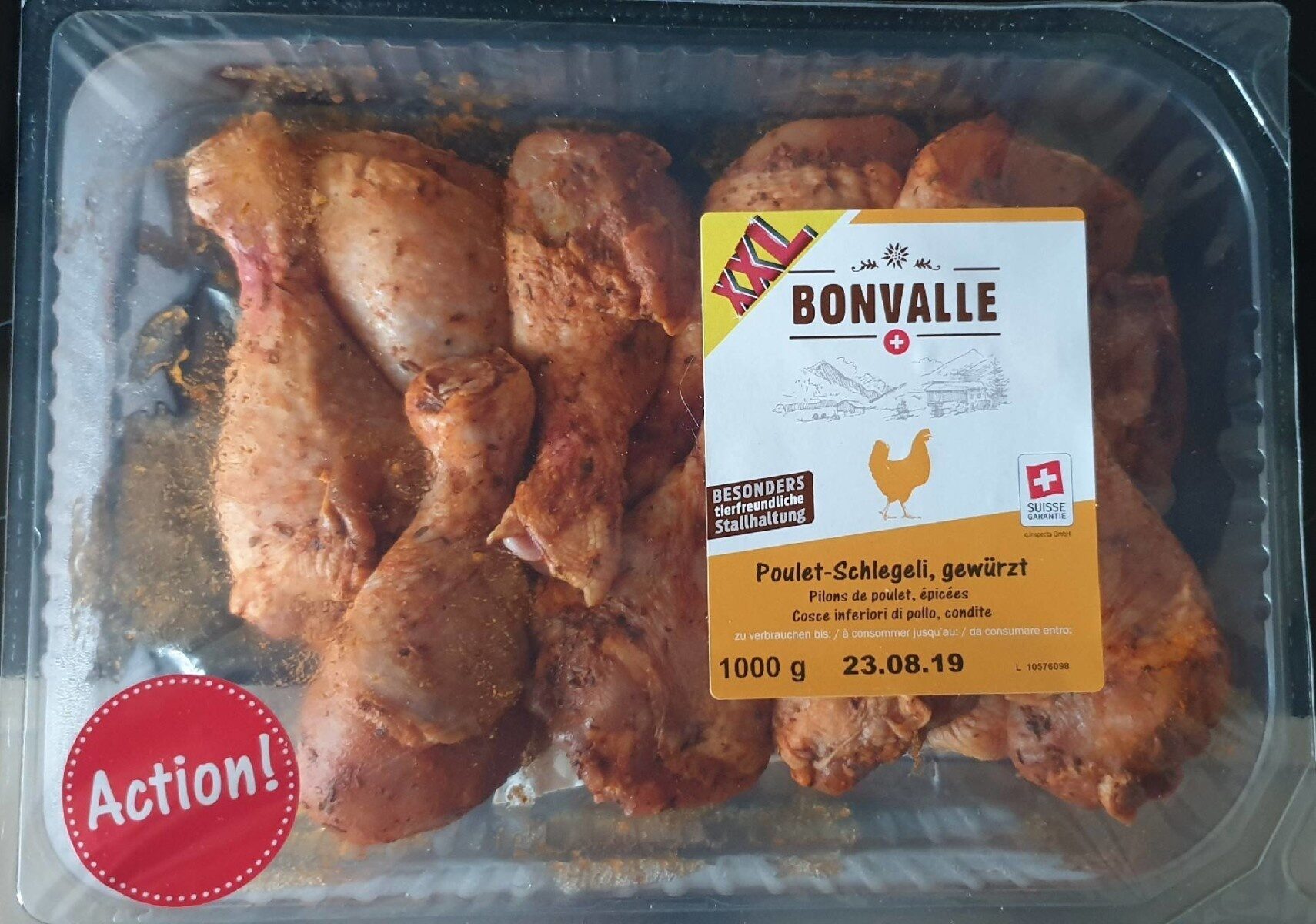 Bonvalle Pilons de poulets épicés - Prodotto - fr