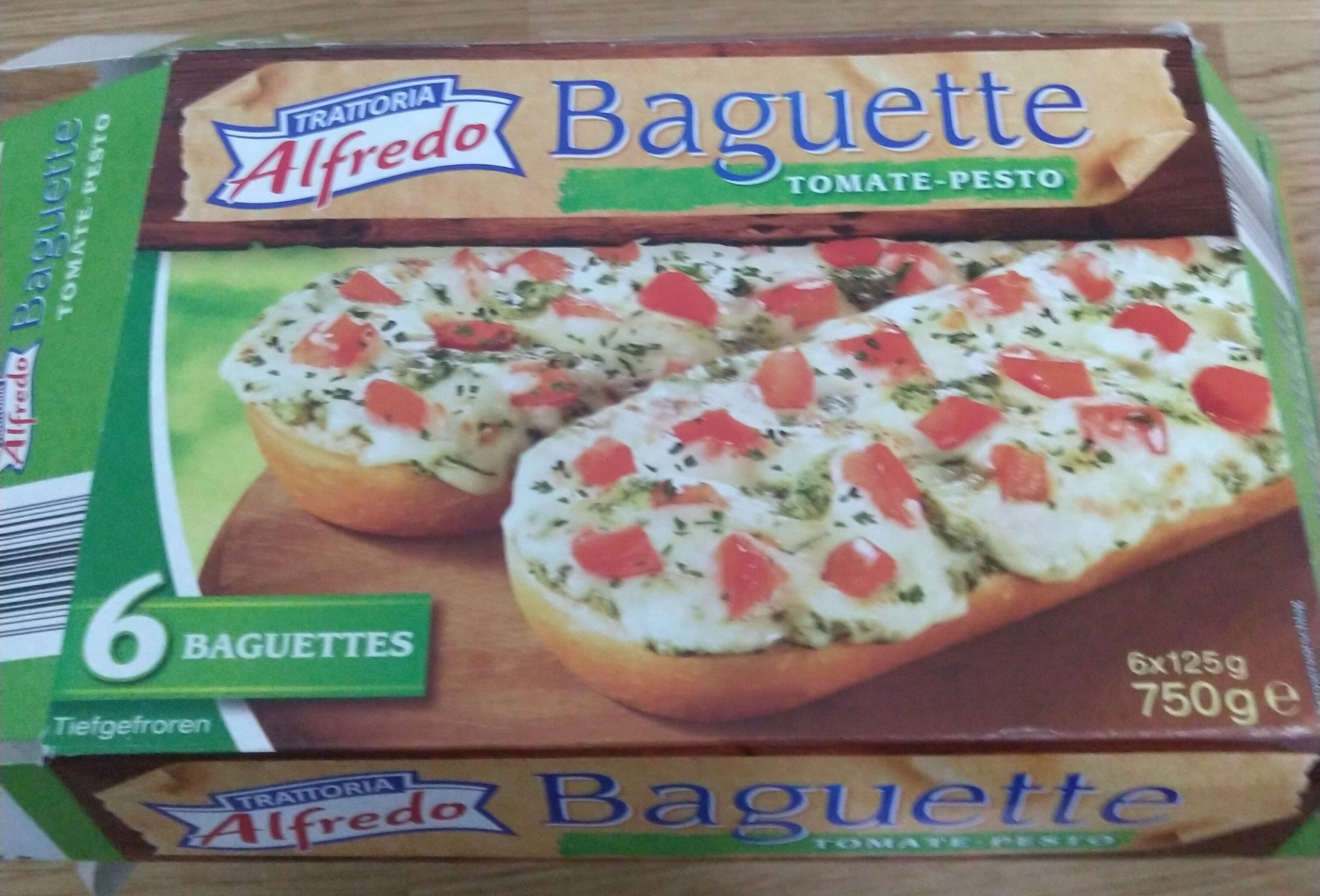 Pizza baguette alfredo - Product - de