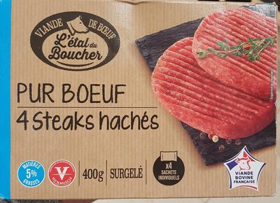 Pour boeuf 4 steaks hachés - Product - fr