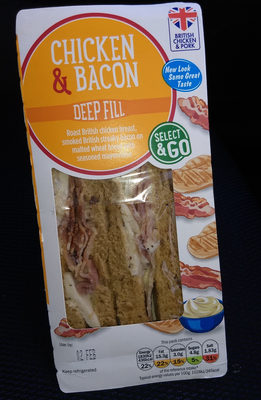 Lidl chicken and bacon sandwich - Produkt - en