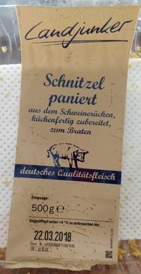 Schnitzel paniert - Produkt
