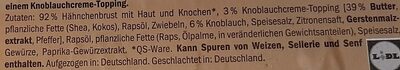 Hähnchen-Knusperbrust „Knoblauch“ - Ingrediënten - de