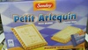 Petit Arlequin - Biscuit petit beurre enrobé de chocolat blanc - Produit