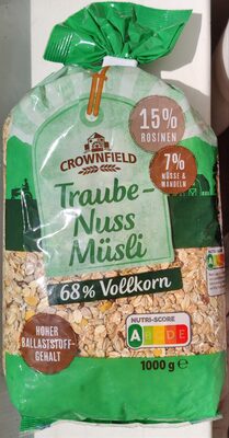 Traube-Nuss Müsli 68% Vollkorn - Producte - de