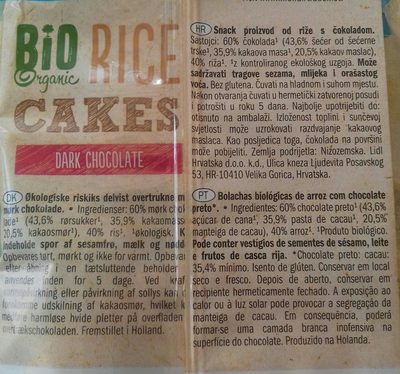Rice cakes - Ingrediënten - fr