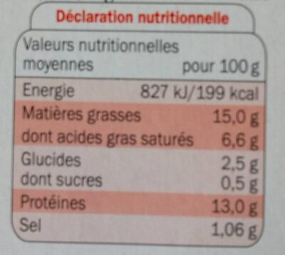 30 boulettes au boeuf - Nutrition facts - fr