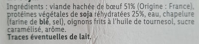 30 boulettes au boeuf - Ingredients - fr