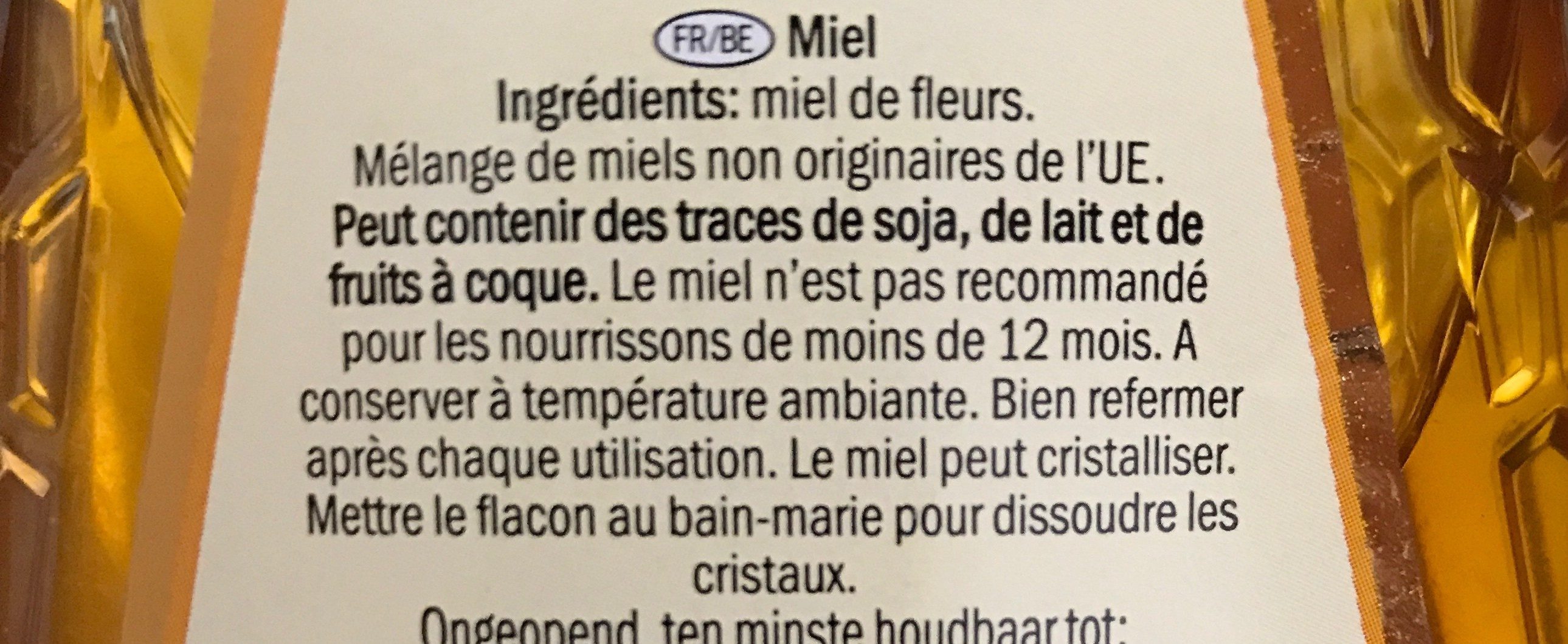 Honig Miel - Ingrediënten - fr