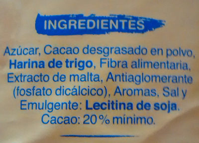 Cacao classic - Ingredients - es