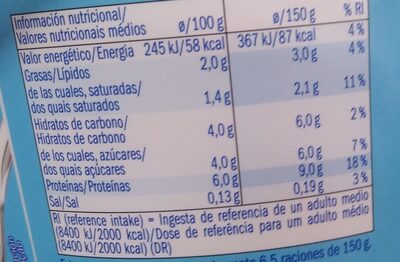 Greek Yogurt Natural Light - Voedingswaarden - de