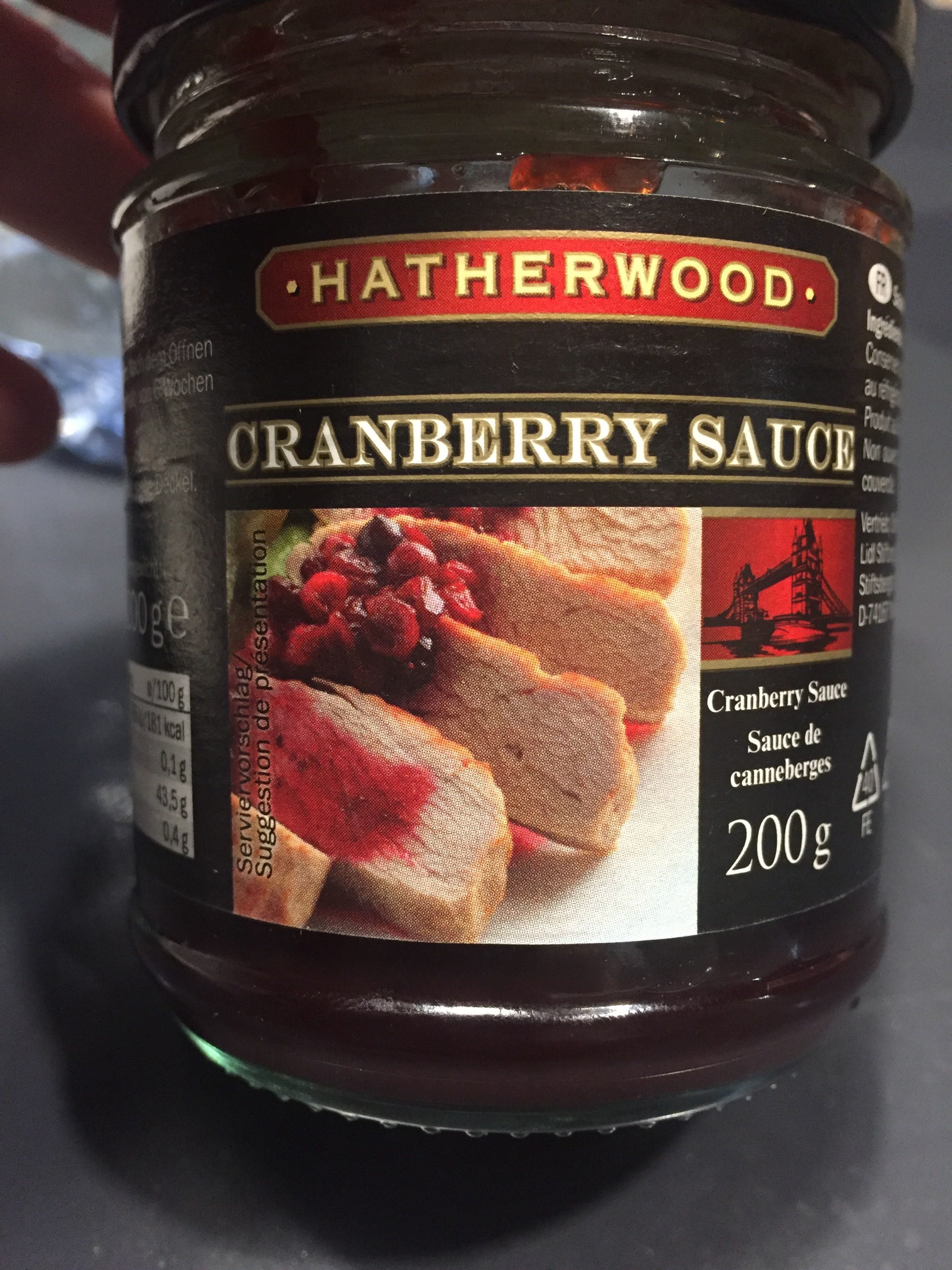 Cranberry sauce - Product - fr