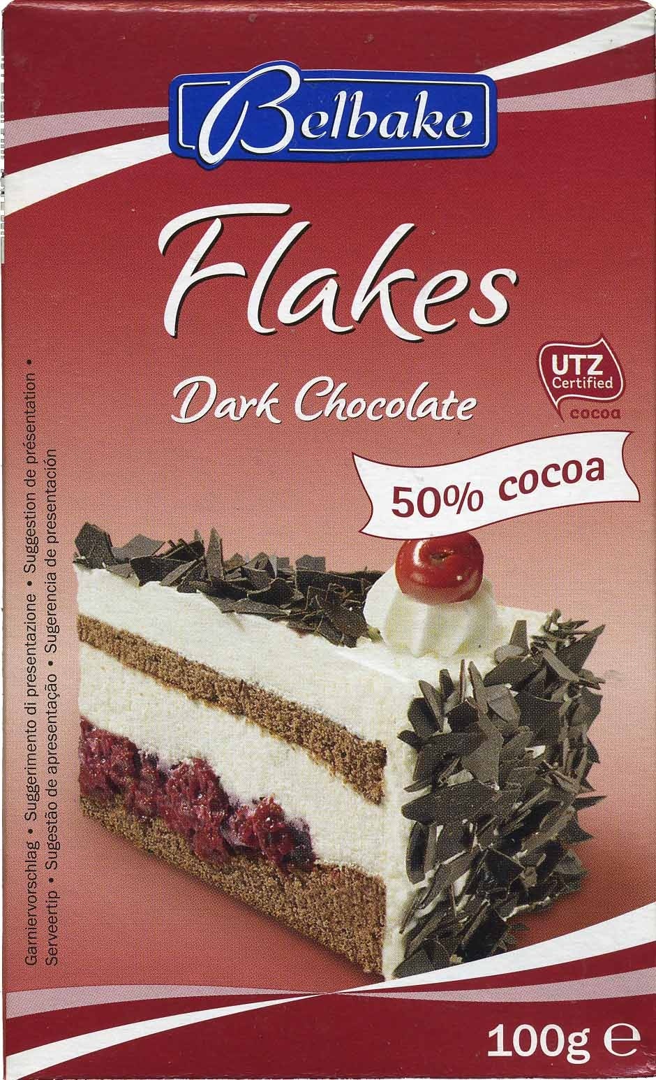 Dark chocolate flakes 50% cocoa - Producte - es