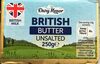 British butter unsalted - Producto