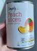 Peach slices in light syrup - Product