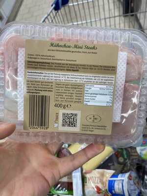 Hähnchen Mini-Steaks - Wiederverwertungsanweisungen und/oder Verpackungsinformationen
