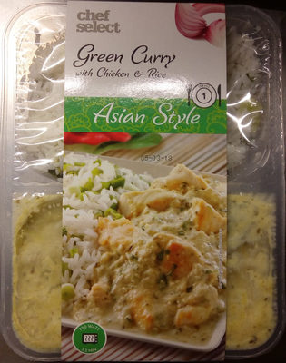 Chef Select Asian Style Green Curry with Chicken & Rice - Produkt