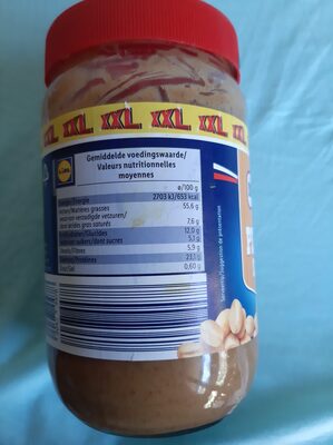 Peanut Butter - Tableau nutritionnel