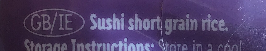 Sushi Reis - Ingredients