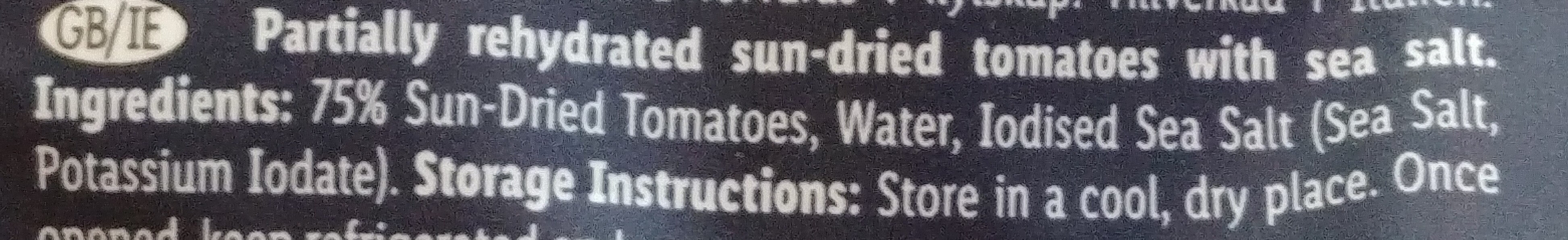 Sun-dried Tomatoes - Ingredients - en