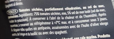Tomates séchées - Ingrédients