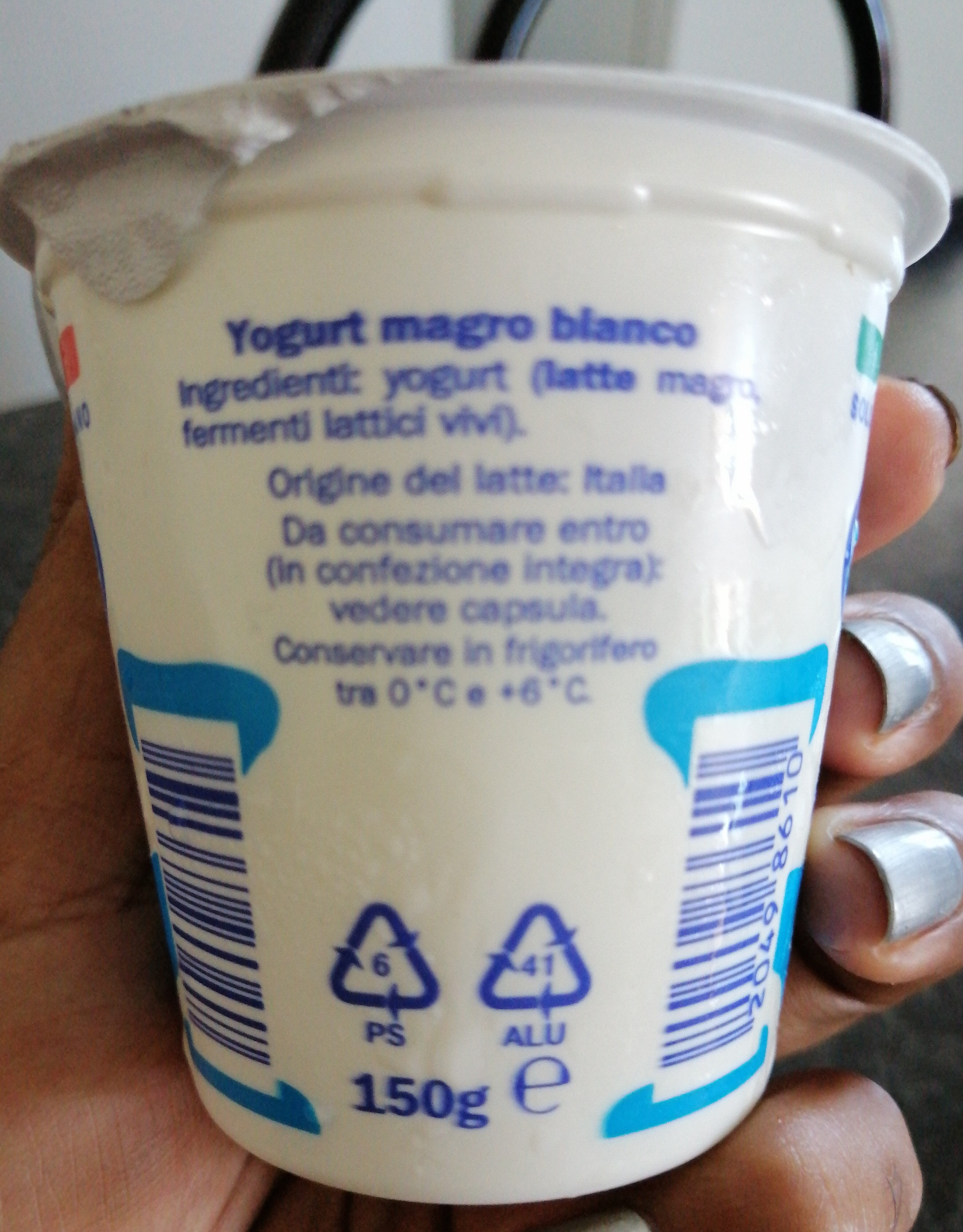 Yogurt Magro - Ingredienti