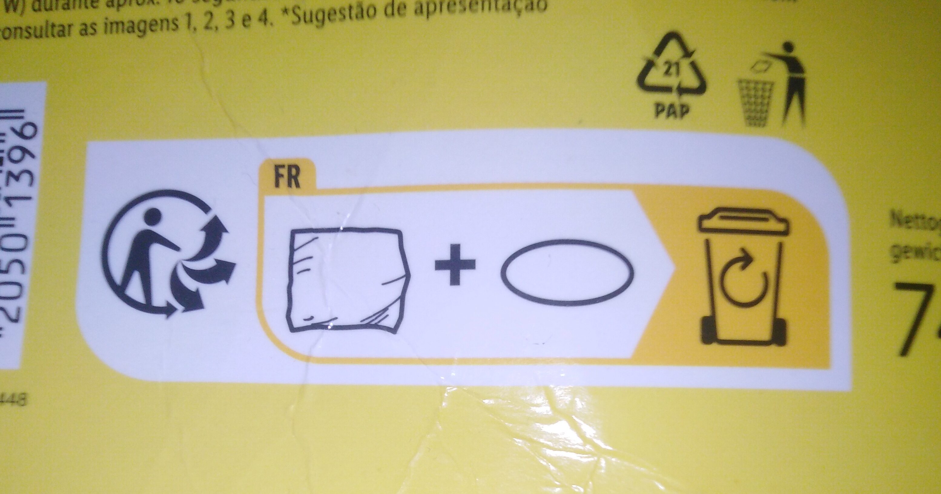 Tortilla wraps - Instruction de recyclage et/ou informations d'emballage
