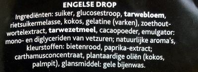 Engelse drop - Ingrediënten