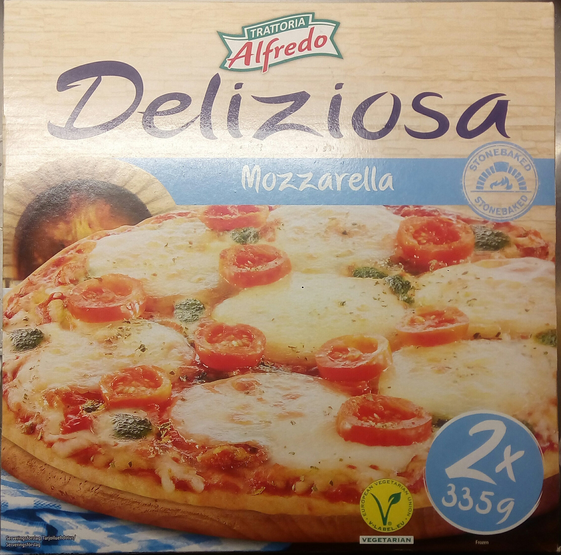 Pizza Mozzarella cuite sur pierre - Produkt