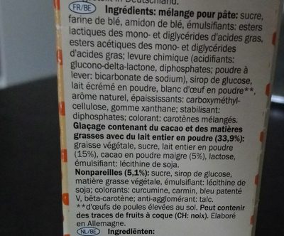 Orange cake pops - Ingredients - fr