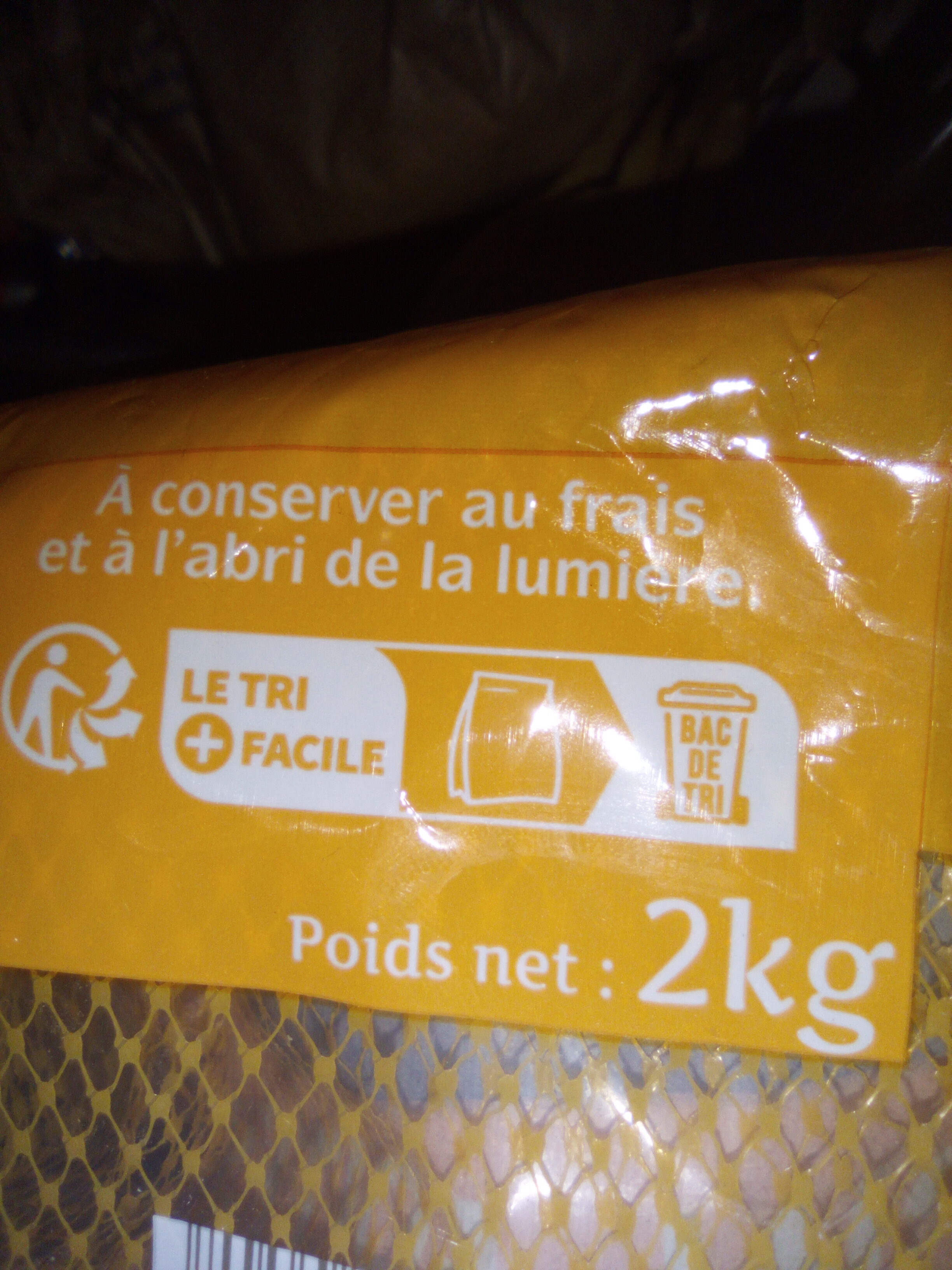 Pommes de terre Spécial frites - Recycling instructions and/or packaging information - fr