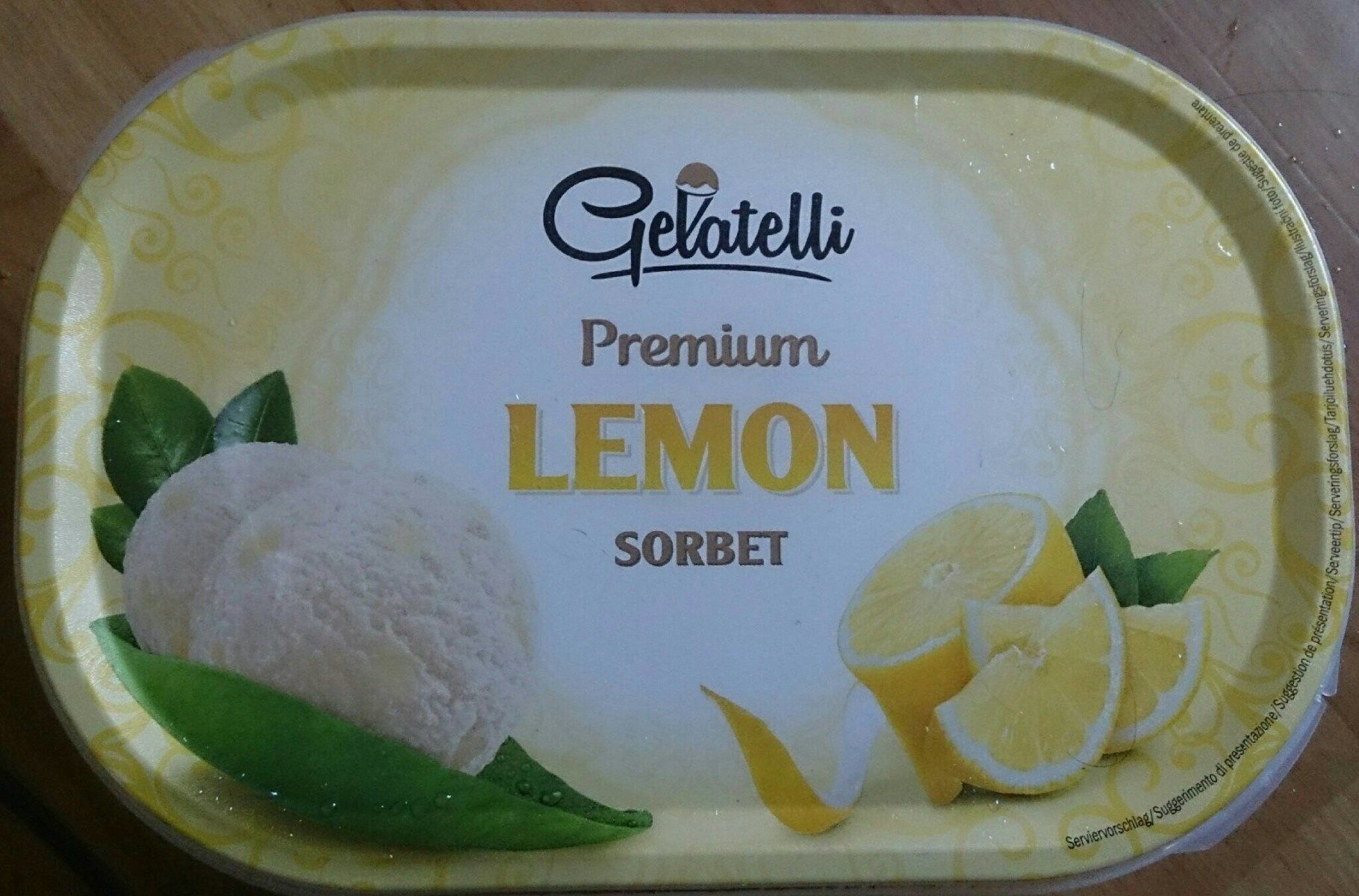 Sorbet au citron - Produit