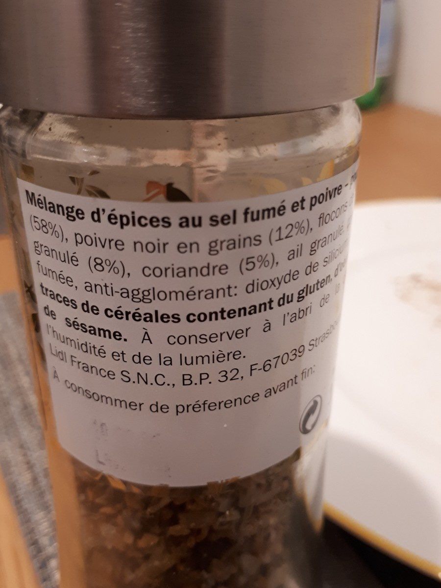 Spice Seasoning - Ingrédients